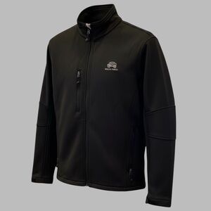 Black Men's Jacket with Wells Fargo logo